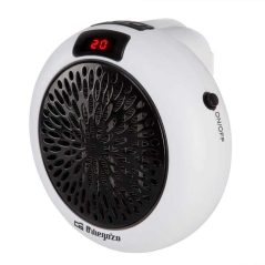 Orbegozo CR 4000 Mini Chauffage Plug-in Céramique - Puissant et Programmable - Idéal pour les Petits Espaces - Affichage LED et