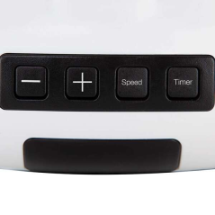 Orbegozo CR 4000 Mini Chauffage Plug-in Céramique - Puissant et Programmable - Idéal pour les Petits Espaces - Affichage LED et