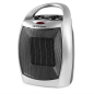 Orbegozo CR 5016 Chauffage céramique argenté - Thermostat réglable - 2 niveaux de puissance - Protection contre la surchauffe -