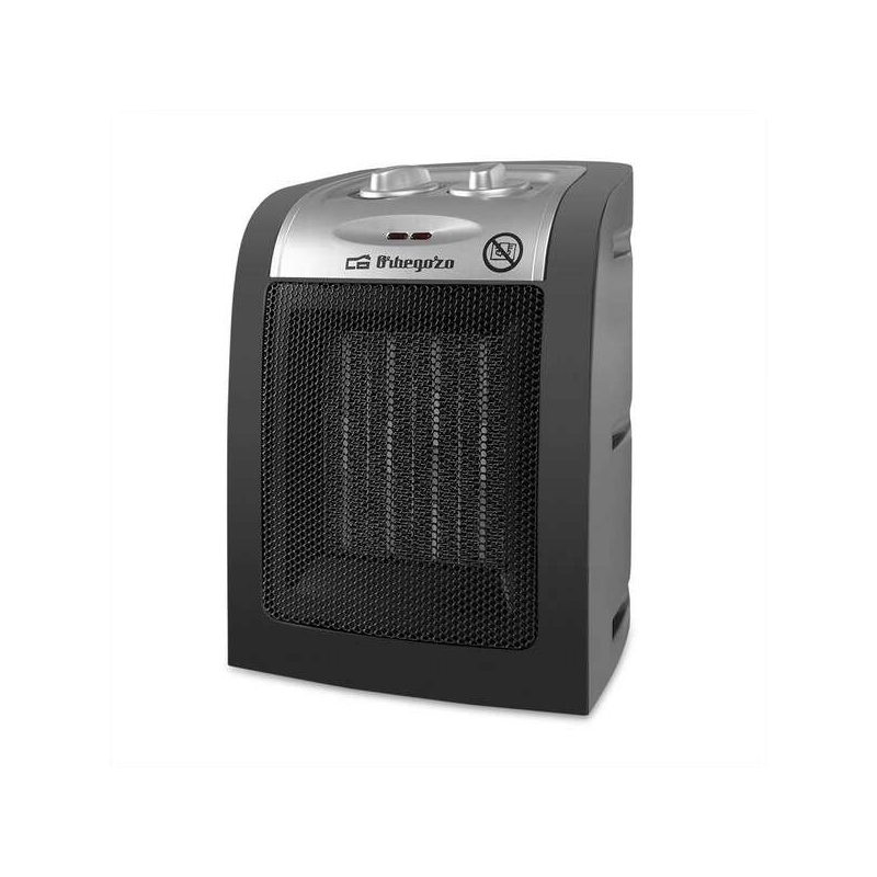 Orbegozo CR 5017 Chauffage céramique compact - Puissance réglable - Protection contre la surchauffe - Fonction ventilateur - Des