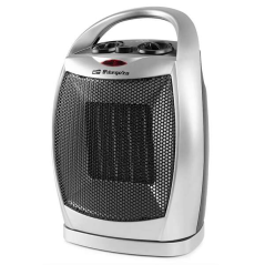 Orbegozo CR 5021 Chauffage Oscillant Céramique - Puissance 1500W - Thermostat Réglable - Fonction Ventilateur - Protection Anti-