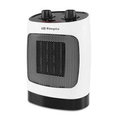 Orbegozo CR 5032 Chauffage Céramique Compact - Puissance 2000W - Mouvement Oscillant - 3 Modes de Fonctionnement - Protection An