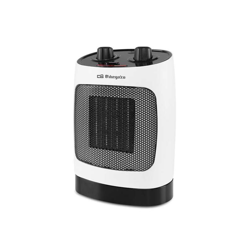 Orbegozo CR 5032 Chauffage Céramique Compact - Puissance 2000W - Mouvement Oscillant - 3 Modes de Fonctionnement - Protection An