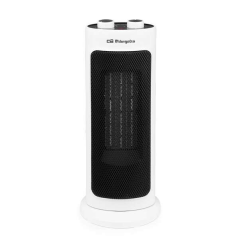 Tour chauffante en céramique Orbegozo CR 5033 - Chaleur homogène et sûre - Puissance 2000 W - Fonction oscillante - Sélecteur de