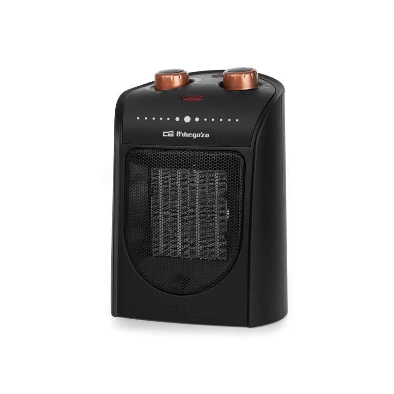 Orbegozo CR 5038 Chauffage Céramique Compact - Puissant et Efficace - Oscillant - 3 Modes de Fonctionnement - Thermostat Réglabl