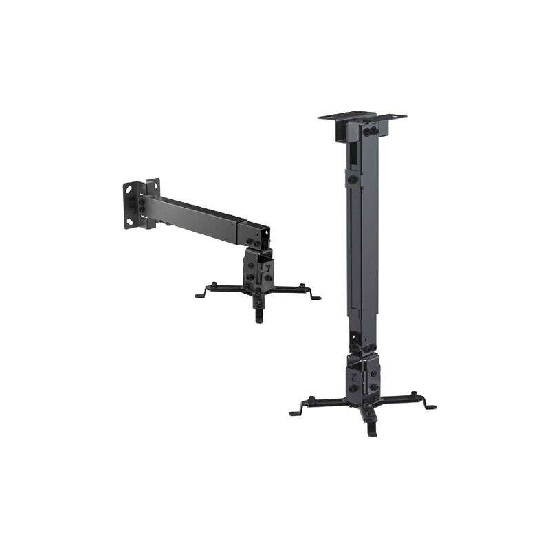 Support Plafond/Mur Cromad pour Projecteur - Extensible et Inclinable - Max. 20 kg