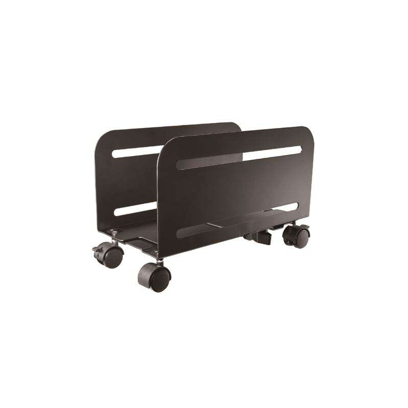 Support mobile Cromad pour CPU - Roues avec frein - Réglable de 119 mm à 209 mm - Max. 10 kg