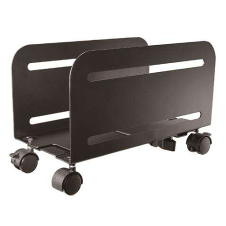 Support mobile Cromad pour CPU - Roues avec frein - Réglable de 119 mm à 209 mm - Max. 10 kg