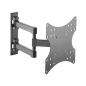Cromad Support Mural avec Bras Articulé pour TV 23"-42" - Pivotant, Inclinable et Déployable - Poids Max 20Kg - VESA 200x200mm
