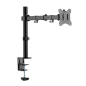 Support de table Cromad avec bras articulé pour écran 13"-32" - Pivotant, inclinable et extensible - Gestion des câbles - Poids
