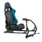 Siège de simulateur de course Cromad R2 - Support pour pédales et volant - Entièrement réglable - Robuste - Max. 100kg