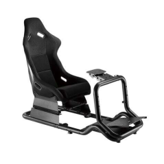Siège de simulateur de course Cromad Pro R3 - Support pour pédales et volant - Entièrement réglable - Robuste - Max. 130kg