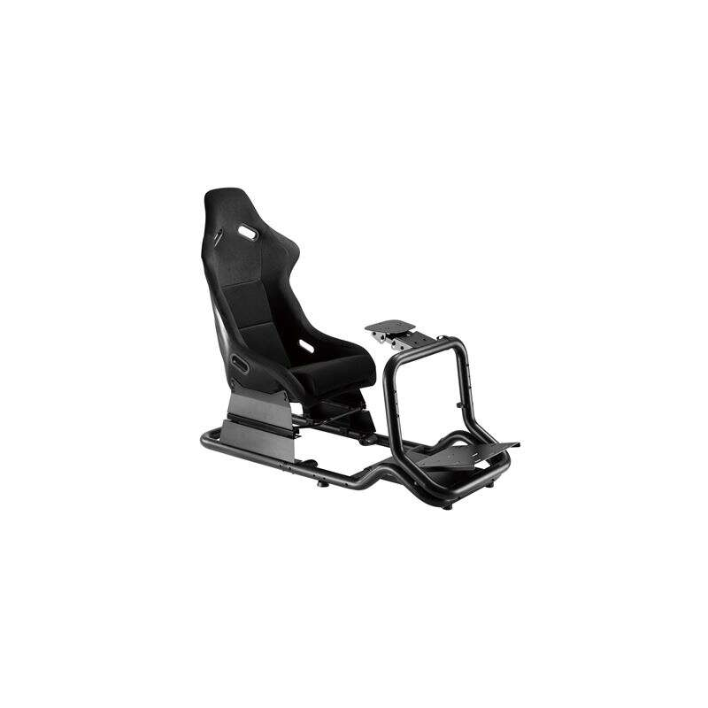 Siège de simulateur de course Cromad Pro R3 - Support pour pédales et volant - Entièrement réglable - Robuste - Max. 130kg