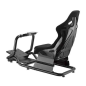 Siège de simulateur de course Cromad Pro R3 - Support pour pédales et volant - Entièrement réglable - Robuste - Max. 130kg