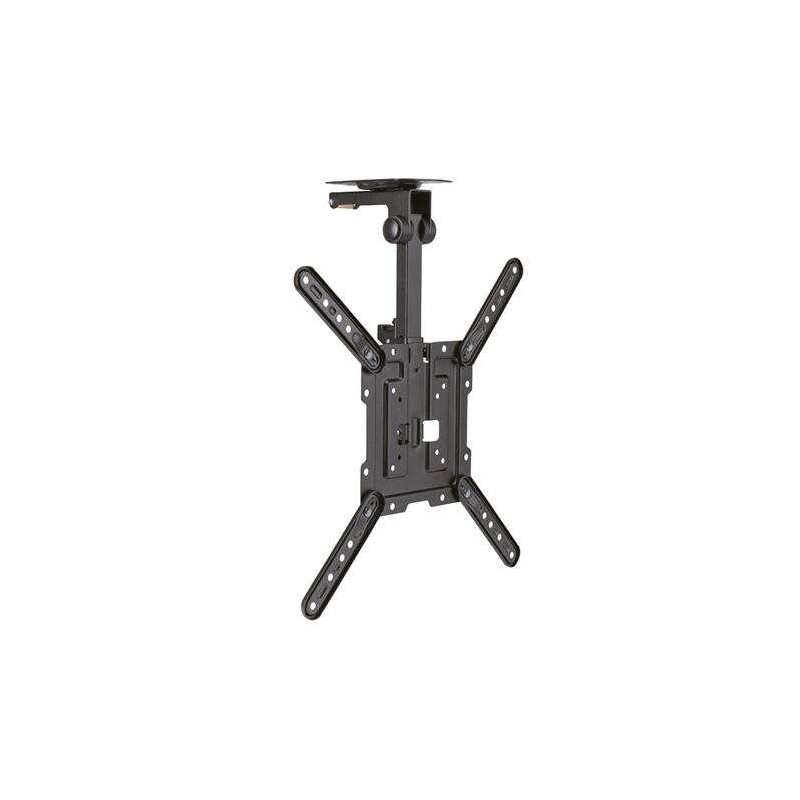 Cromad Support Plafond Inclinable pour TV 23"-55" - Inclinable et Pivotant - Poids Max 20kg - VESA 400x400mm