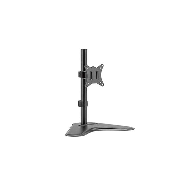 Cromad Table Stand with Base for 17"-32" Monitor - Pivotant, Inclinable - Gestion des câbles - Poids max 9kg - VESA 100x100mm