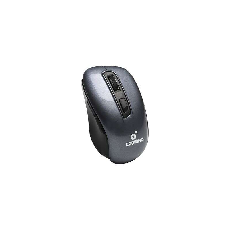 Souris sans fil Cromad - Portée jusqu'à 10 mètres - Comprend un mini récepteur USB - Autonomie maximale de la batterie, jusqu'à