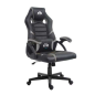 Chaise de jeu Cromad - Matériaux haut de gamme - Base en nylon - Piston classe 2 - Hauteur réglable - Comprend un coussin lombai