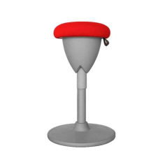 Chaise pivotante ergonomique Cromad - Mobilité totale et confort garantis - Assise en mousse moulée de haute qualité - Pivotant