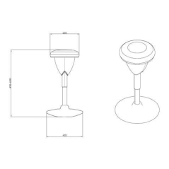 Chaise pivotante ergonomique Cromad - Mobilité totale et confort garantis - Assise en mousse moulée de haute qualité - Pivotant