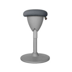 Chaise pivotante ergonomique Cromad - Conception auto-équilibrée - Siège réglable - Mousse moulée - Pivotant à 360º