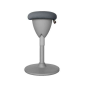 Chaise pivotante ergonomique Cromad - Conception auto-équilibrée - Siège réglable - Mousse moulée - Pivotant à 360º