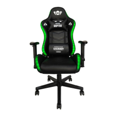 Chaise de jeu Cromad Raptor Legendary Series - Hauteur réglable avec piston à gaz de classe 2 - Inclinable jusqu'à 180° - Coussi