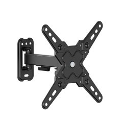 Support mural pour téléviseur Cromad avec bras articulé pour téléviseur de 13 à 43 pouces - Pivotant, inclinable et extensible -
