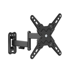 Support mural pour téléviseur Cromad avec bras articulé pour téléviseur de 13 à 43 pouces - Pivotant, inclinable et double exten