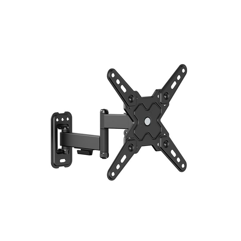 Support mural pour téléviseur Cromad avec bras articulé pour téléviseur de 13 à 43 pouces - Pivotant, inclinable et double exten