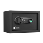 Coffre-fort électronique Cromad - Niveau de sécurité élevé - 4 à 8 chiffres - Empreinte digitale - Charnières cachées - Clé de s