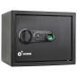 Coffre-fort électronique Cromad - Niveau de sécurité élevé - 4 à 8 chiffres - Empreinte digitale - Charnières cachées - Clé de s