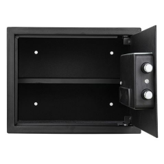 Coffre-fort électronique Cromad - Niveau de sécurité élevé - 4 à 8 chiffres - Empreinte digitale - Charnières cachées - Clé de s