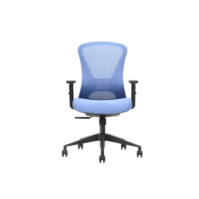 Chaise de bureau Cromad Senior SE1700 - Hauteur réglable avec vérin à gaz à 4 niveaux - Support lombaire réglable - Siège en mou