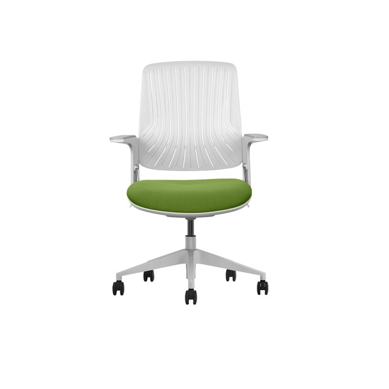 Chaise de bureau Cromad Senior SE1800 - Hauteur réglable avec vérin à gaz de grade 4 - Dossier en matériau élastique antibactéri