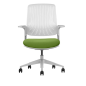 Chaise de bureau Cromad Senior SE1800 - Hauteur réglable avec vérin à gaz de grade 4 - Dossier en matériau élastique antibactéri