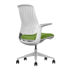 Chaise de bureau Cromad Senior SE1800 - Hauteur réglable avec vérin à gaz de grade 4 - Dossier en matériau élastique antibactéri