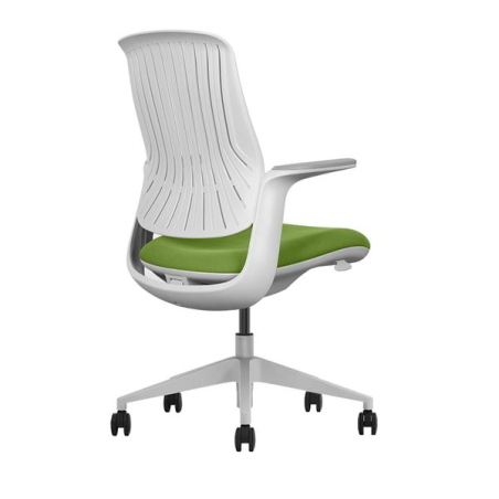 Chaise de bureau Cromad Senior SE1800 - Hauteur réglable avec vérin à gaz de grade 4 - Dossier en matériau élastique antibactéri