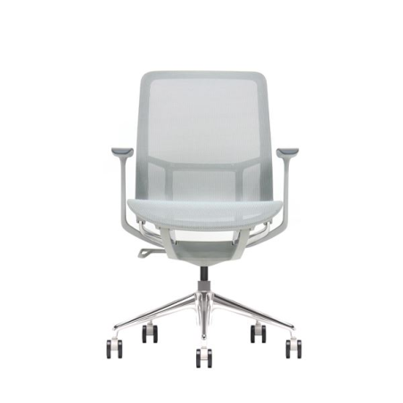 Fauteuil de bureau Cromad Gama Sense Elegance - Vérin à gaz de grade 4 - Dossier ergonomique - Maille élastique 3D respirante -