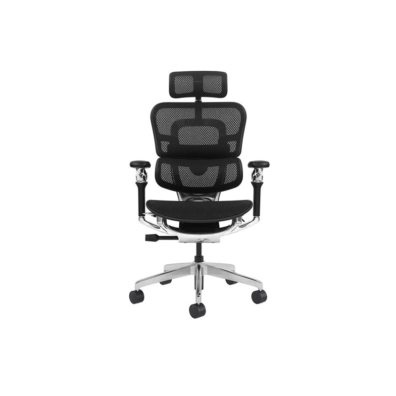 Fauteuil de bureau Cromad Aeris Supreme - Vérin à gaz de grade 4 - Soutien lombaire divisé avec réglage de la tension - Appui-tê