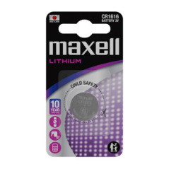 Maxell Pack de 1 Pila Litio de Boton CR1616 3V