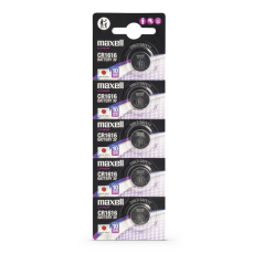 Maxell Pack de 5 Pilas Litio de Boton CR1616 3V