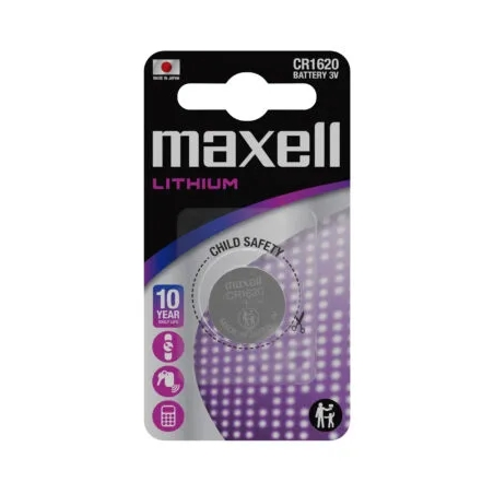 Pack de 1 pile 3 V Maxell Lithium CR1620