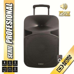 Coolsound Pro Series Enceinte Bluetooth Auto-alimentée 700W 15" 120W avec Batterie - USB, Entrée Micro Jack 6.3mm - 2 Micros Inc