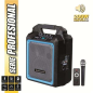 Coolsound Pro 200 Enceinte Bluetooth Auto-alimentée 200W 6.5" 60W RMS avec Batterie - USB, SD, Entrée Micro Jack 6.3mm - 1 Micro