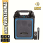 Coolsound Pro 200 Enceinte Bluetooth Auto-alimentée 200W 6.5" 60W RMS avec Batterie - USB, SD, Entrée Micro Jack 6.3mm - 1 Micro