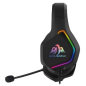 Casque de jeu Coolsound G6 avec microphone - USB pour éclairage LED - Bandeau réglable - Coussinets d'oreille rembourrés - Comma