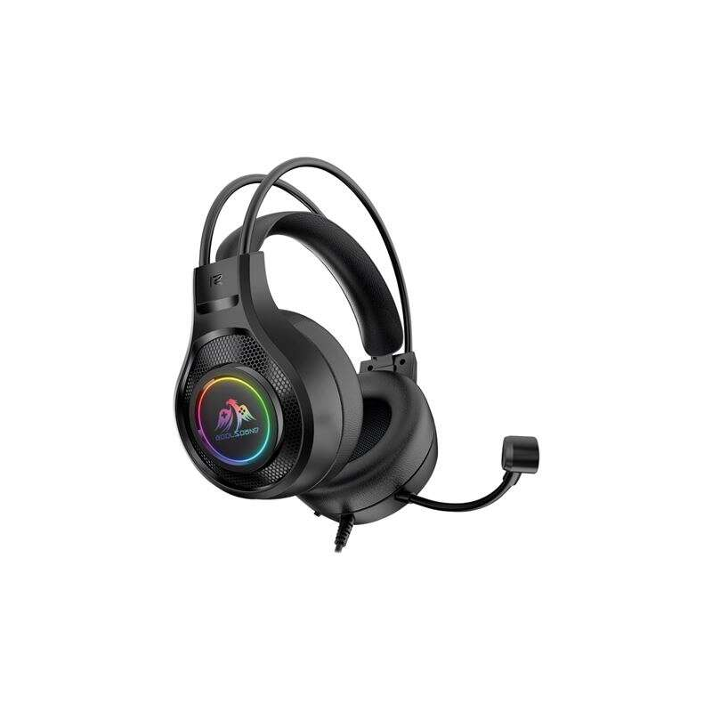 Casque de jeu Coolsound G7 avec microphone flexible - Compatible avec PC, MAC, PS5, PS4, Xbox 360, Nintendo Switch - Éclairage L
