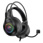Casque de jeu Coolsound G7 avec microphone flexible - Compatible avec PC, MAC, PS5, PS4, Xbox 360, Nintendo Switch - Éclairage L