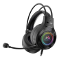 Casque de jeu Coolsound G7 avec microphone flexible - Compatible avec PC, MAC, PS5, PS4, Xbox 360, Nintendo Switch - Éclairage L